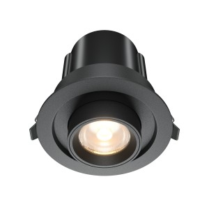 Lampa sufitowa Spot reflektor Hidden DL095-01-10W3K-B Maytoni LEDx10W Aluminium i tworzywo sztuczne/ Czarny/