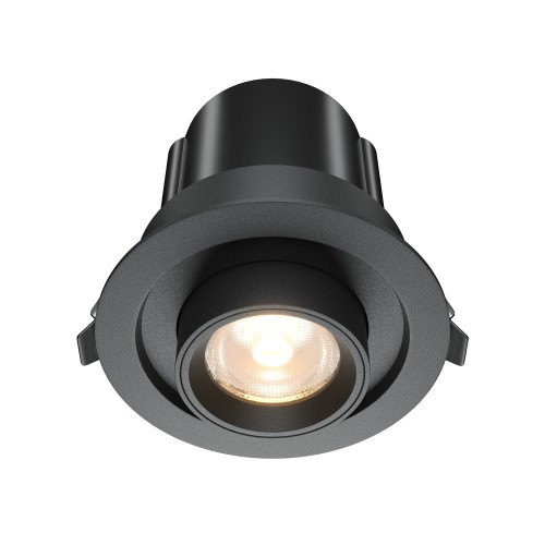 Lampa sufitowa Spot reflektor Hidden DL095-01-10W3K-B Maytoni LEDx10W Aluminium i tworzywo sztuczne/ Czarny/