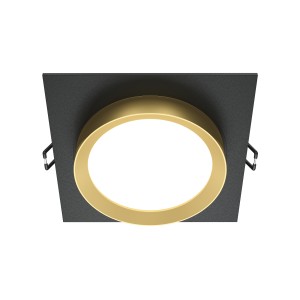 Lampa sufitowa Spot reflektor Hoop DL086-GX53-SQ-BG Maytoni GX53x12W Aluminium i tworzywo sztuczne/ Czerń ze złotem/