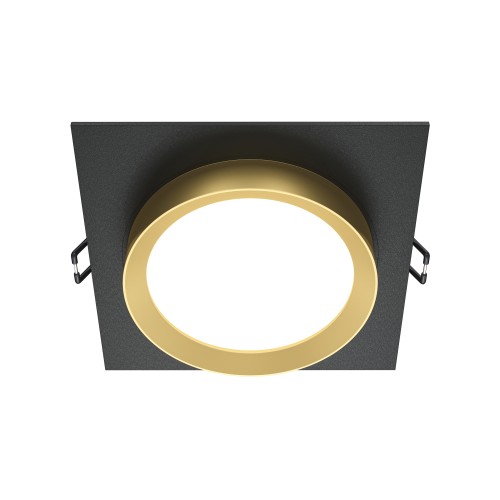 Lampa sufitowa Spot reflektor Hoop DL086-GX53-SQ-BG Maytoni GX53x12W Aluminium i tworzywo sztuczne/ Czerń ze złotem/