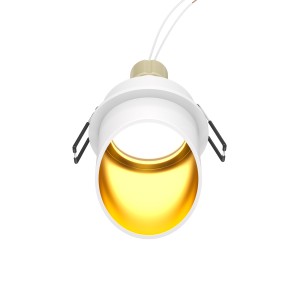 Lampa sufitowa Spot reflektor Lipari DL044-01-GU10-W Maytoni GU10x10W Aluminium/ Biały ze złotem/
