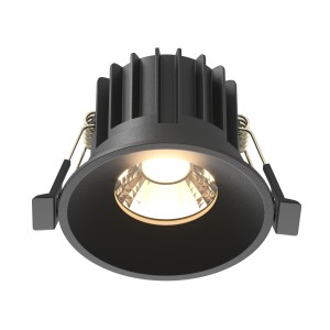Lampa sufitowa Spot reflektor Round DL058-12W3K-B Maytoni LEDx12W Aluminium/ Czarny/