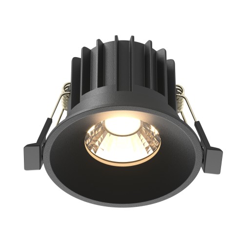 Lampa sufitowa Spot reflektor Round DL058-12W3K-B Maytoni LEDx12W Aluminium/ Czarny/