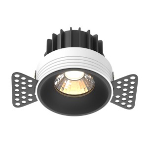 Lampa sufitowa Spot reflektor Round DL058-12W3K-TRS-B Maytoni LEDx12W Aluminium/ Czarny/