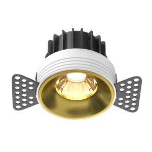 Lampa sufitowa Spot reflektor Round DL058-12W3K-TRS-BS Maytoni LEDx12W Aluminium/ Mosiądz/