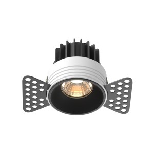Lampa sufitowa Spot reflektor Round DL058-7W3K-TRS-B Maytoni LEDx7W Aluminium/ Czarny/