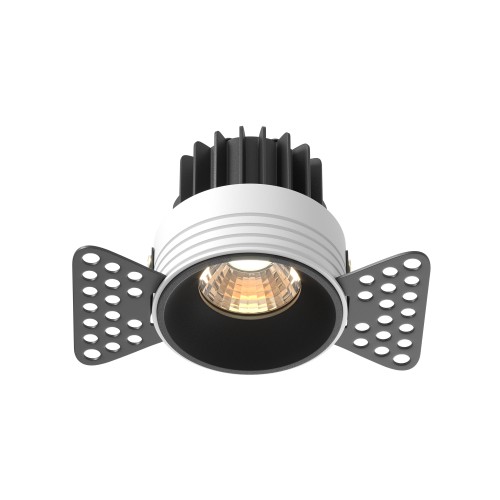 Lampa sufitowa Spot reflektor Round DL058-7W3K-TRS-B Maytoni LEDx7W Aluminium/ Czarny/