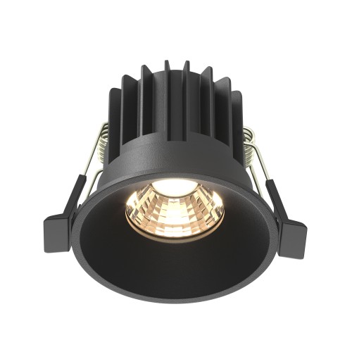 Lampa sufitowa Spot reflektor Round DL058-7W3K-B Maytoni LEDx7W Aluminium/ Czarny/