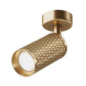 Lampa sufitowa Spot reflektor Focus Design C034CL-01G Maytoni GU10x10W Aluminium/ Matowe złoto/