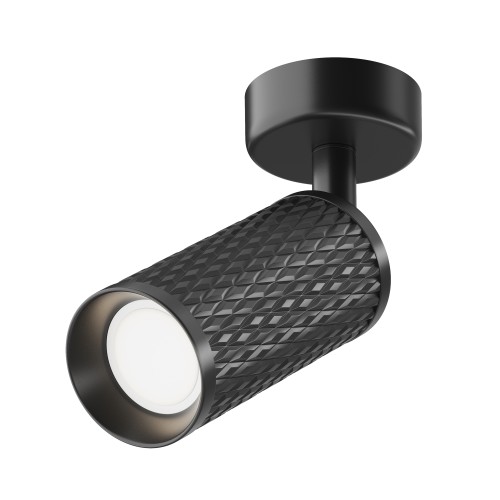 Lampa sufitowa Spot reflektor Focus Design C034CL-01B Maytoni GU10x10W Aluminium/ Czarny/
