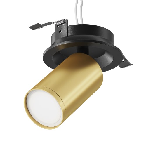 Lampa sufitowa Spot reflektor FOCUS S C048CL-U-1BMG Maytoni GU10x10W Aluminium/ Czarny i matowe złoto/