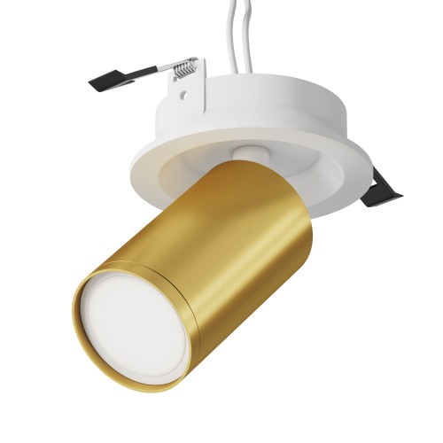 Lampa sufitowa Spot reflektor FOCUS S C048CL-U-1WMG Maytoni GU10x10W Aluminium/ Białe i matowe złoto/