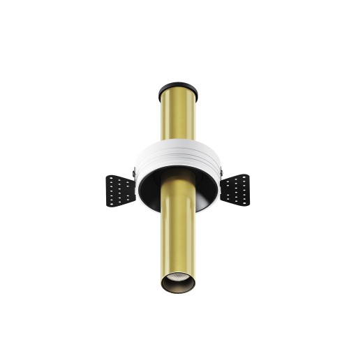 Lampa sufitowa Spot reflektor Focus T C140TRS-L200-7W3K-BBS Maytoni LEDx7W Aluminium/ Czerń i mosiądz/