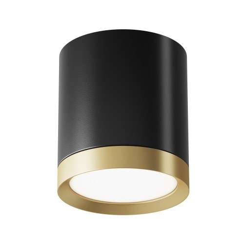 Lampa sufitowa Spot reflektor Hoop C086CM-GX53-MRD-BG Maytoni GX53x12W Aluminium i tworzywo sztuczne/ Czerń ze złotem/