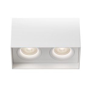 Lampa sufitowa Spot reflektor Slim C015CL-02W Maytoni GU10x10W Aluminium/ Biały/