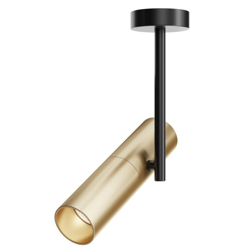Lampa sufitowa Spot reflektor Elti C020CL-01GB Maytoni GU10x10W Aluminium/Aluminium Czerń ze złotem/Czarny