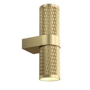 Lampa ścienna kinkiet Focus Design C069WL-02MG Maytoni GU10x10W Aluminium/ Matowe złoto/
