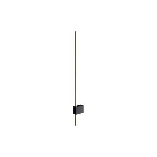 Lampa ścienna kinkiet Pars C070WL-L6GB3K Maytoni LEDx6W Aluminium/ Czerń ze złotem/