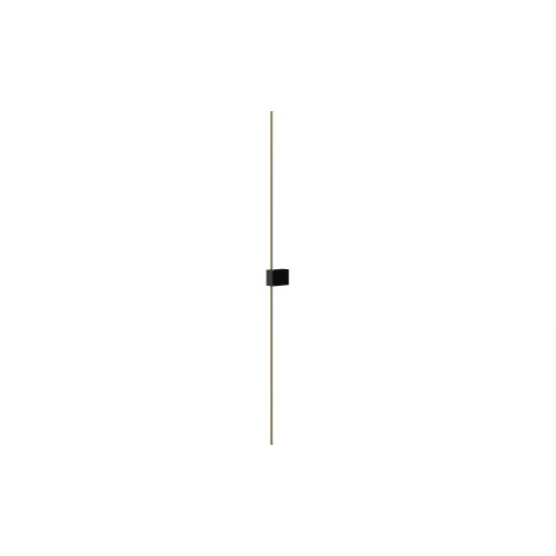 Lampa ścienna kinkiet Pars C071WL-L12GB3K Maytoni LEDx12W Aluminium/ Czerń ze złotem/