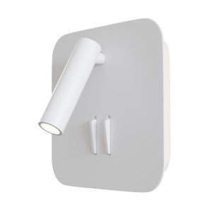 Lampa ścienna kinkiet Ios 176 C175-WL-01-6W-W Maytoni LEDx9W Aluminium/ Biały/