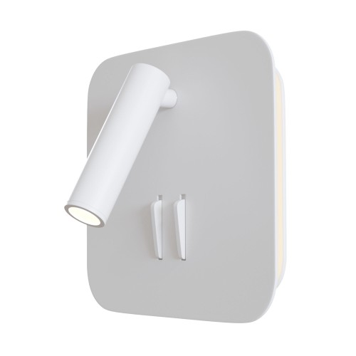 Lampa ścienna kinkiet Ios 176 C175-WL-01-6W-W Maytoni LEDx9W Aluminium/ Biały/