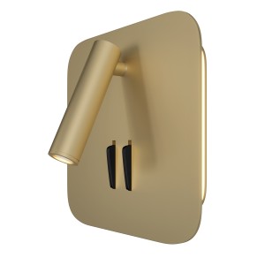 Lampa ścienna kinkiet Ios 176 C175-WL-01-6W-MG Maytoni LEDx9W Aluminium/ Matowe złoto/