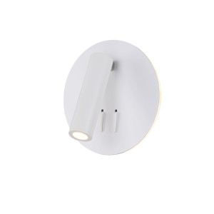 Lampa ścienna kinkiet Ios 176 C176-WL-01-6W-W Maytoni LEDx9W Aluminium/ Biały/