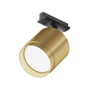 Lampa ścieżkowa TR088-1-GX53-MG Maytoni Polar TR088‑1‑GX53‑MG – czarna i matowe złoto, 1xGX53, 12 W, jednofazowa, aluminium i tworzywo sztuczne