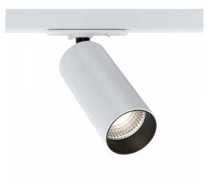Reflektor LED TR021-1-12W3K-W-D-W Maytoni Focus LED 12W 3000K, biały z ramką, do systemu jednofazowego