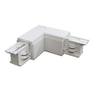Łącznik wewnętrzny w kształcie litery L Trinity Maytoni TRA005CL-31W-R prawy biała do systemu trójfazowego