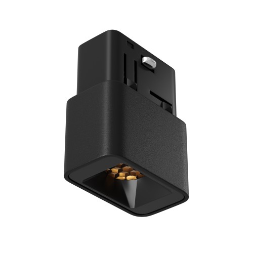 Reflektor szynowy Points S Maytoni TR100-2-2W3K-S-B, LED 2 W 3000 K, aluminium czarne, system szynowy