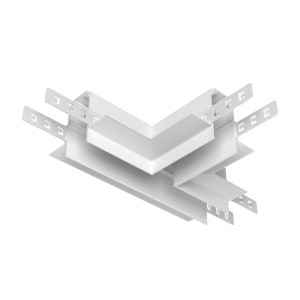 Złącze T-lewe Maytoni Exility TRA034CT-42.12W, aluminium, biały, do szynoprzewodów jednofazowych wpuszczanych