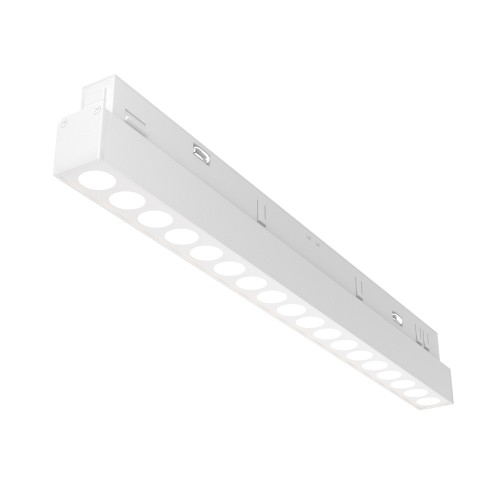 Reflektor szynowy Points Maytoni TR031-4-18W3K-S-DS-W, 18W LED, 3000K, ściemnialny, aluminium, biały