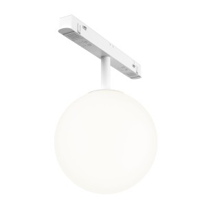 Reflektor szynowy Luna 5W LED 4000K szkło biały Maytoni TR038-2-5W4K-W-1 do systemu jednofazowego