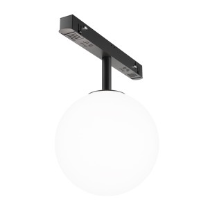 Reflektor szynowy Luna 5W LED 3000K szkło czarny Maytoni TR038-4-5W3K-WW-DS-1 do systemu jednofazowego