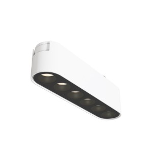 Lampa szynowa punktowa Points TR082-1-6W3K-M-W Maytoni 6W LED 3000K aluminium biały – do systemu magnetycznego Radity