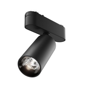 Reflektor Focus LED Maytoni TR103-1-12W4K-M-B, LED 12 W 4000 K, czarny, aluminium, do systemu szynowego jednofazowego