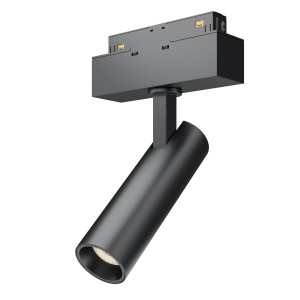 Reflektor LED Focus Maytoni TR019-2-7W3K-B, aluminium, czarny, LED 7W 3000K, do szynoprzewodu jednofazowego