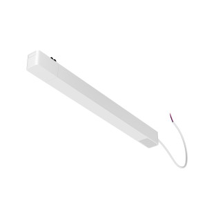 Łącznik zasilania wpuszczany Radity TRA084DR-100W-1 Maytoni TRA084DR‑100W‑1, aluminium i tworzywo sztuczne, biały, 100W, do systemu szynowego jednofazowego