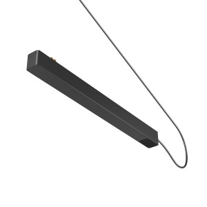 Łącznik zasilania wpuszczany Radity TRA084DR-100B-1 Maytoni TRA084DR‑100B‑1, aluminium i tworzywo sztuczne, czarny, 100W, do systemu szynowego jednofazowego
