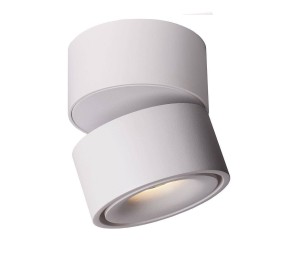 Plafon LED Mistic Broken MSTC-05410990 Mistic Lighting LED wymienny 1x9W 3000K 923lm aluminium biały