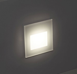 Ramka oprawy schodowej LED Mistic DOT SQ MSTC-05411903 Mistic Lighting Szkło Biały