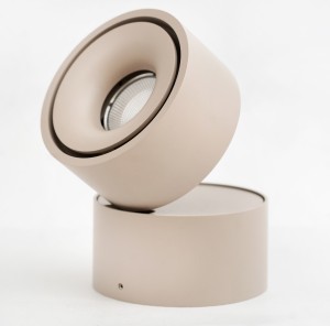 Plafon LED Mistic Broken MSTC-05411018 Mistic Lighting, aluminium taupe, LED wymienny 1×9 W, 3000 K, 960 lm