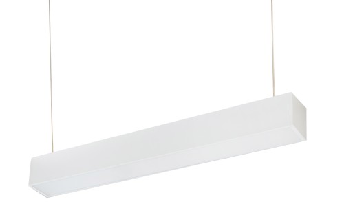 Lampa wisząca LED Mistic M-Line MSTC-05411622 Mistic Lighting, aluminium biały, LED wymienny 1×40 W, 4000 K, 4000 lm