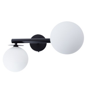 Lampa ścienna Kinkiet AVOLA Sigma Lighting 2xG9 max 12W LED Stal lakierowana Czarny/Biały
