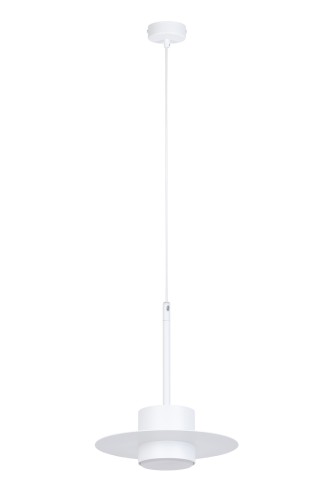 Lampa wisząca CHARLIE Sigma Lighting 1x GX53 MAX 12 W LED Stal lakierowana Biały/Biały