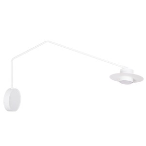 Lampa ścienna Kinkiet CHARLIE Sigma Lighting 1x GX53 MAX 12 W LED Stal lakierowana Biały/Biały