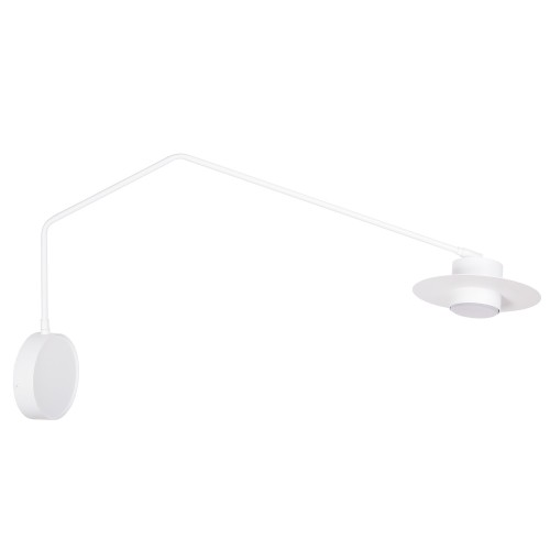 Lampa ścienna Kinkiet CHARLIE Sigma Lighting 1x GX53 MAX 12 W LED Stal lakierowana Biały/Biały