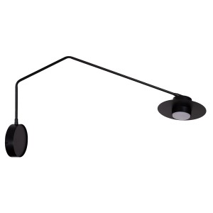 Lampa ścienna Kinkiet CHARLIE Sigma Lighting 1x GX53 MAX 12 W LED Stal lakierowana Czarny/Czarny