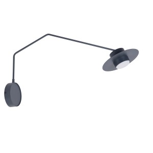 Lampa ścienna Kinkiet CHARLIE Sigma Lighting 1x GX53 MAX 12 W LED Stal lakierowana Grafit/Grafit
